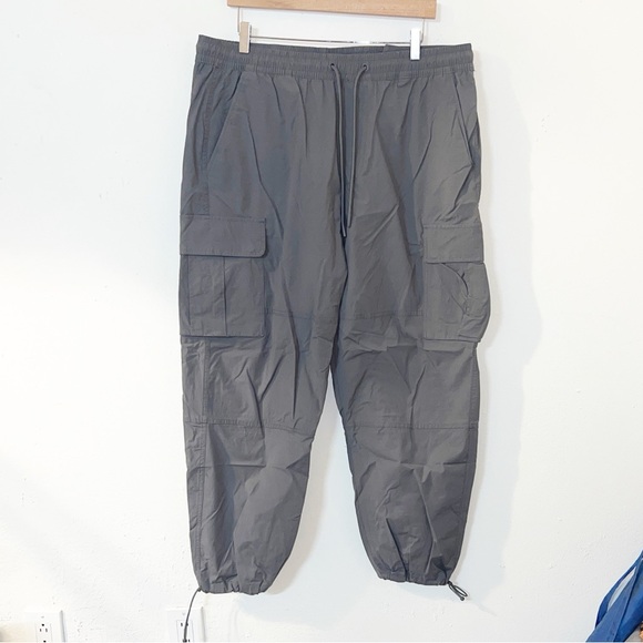 csg Other - CSG men’s gray cargo cotton blend pull on drawstring pants